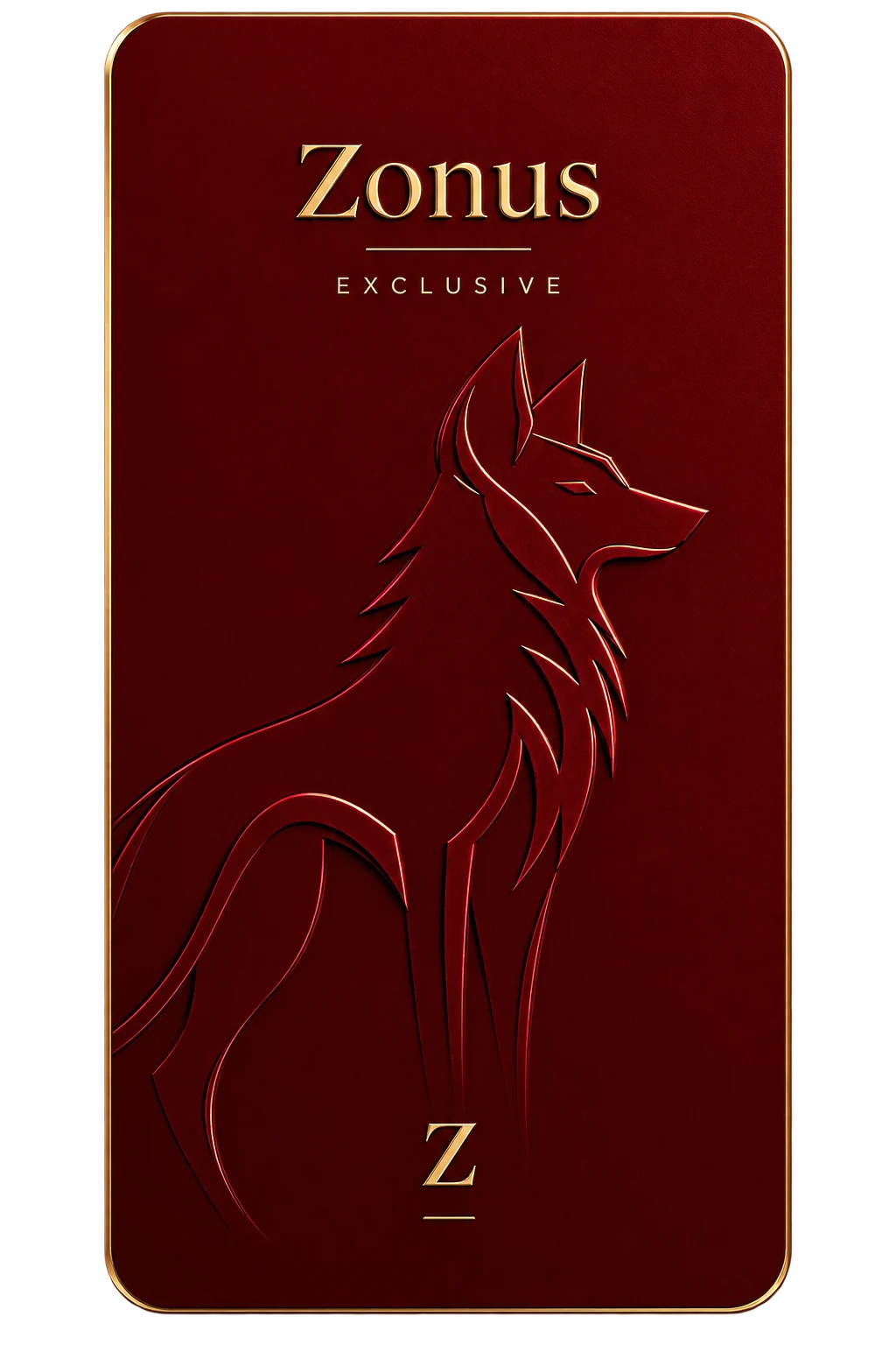Zonus Exclusive membership card